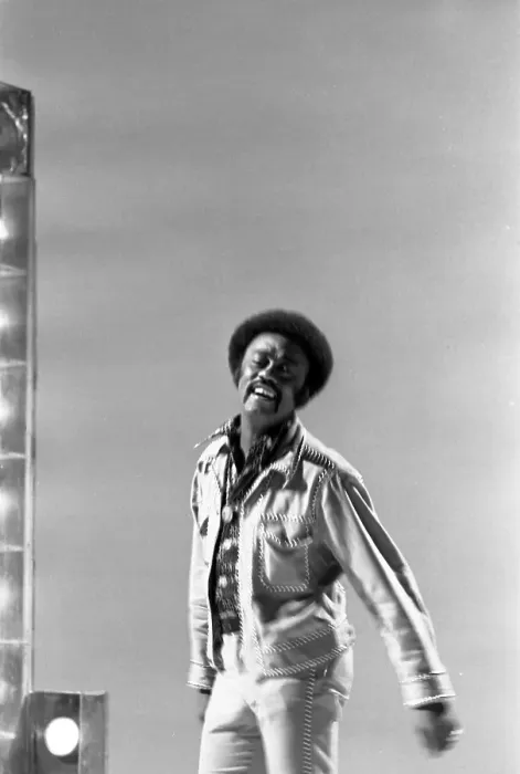 Framed Print : Johnnie Taylor Performing On American Bandstand Framed Print : Johnnie Taylor Performing On American Bandstand