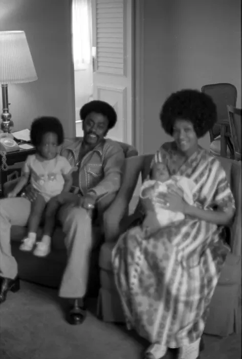 Framed Print : Johnnie Taylor Portrait Session With His Family Framed Print : Johnnie Taylor Portrait Session With His Family