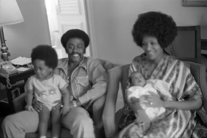 Framed Print : Johnnie Taylor Portrait Session With His Family Framed Print : Johnnie Taylor Portrait Session With His Family