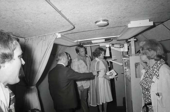 Framed Print : Johnny Bench and Betty Ford Conversing with Medical Director Framed Print : Johnny Bench and Betty Ford Conversing with Medical Director