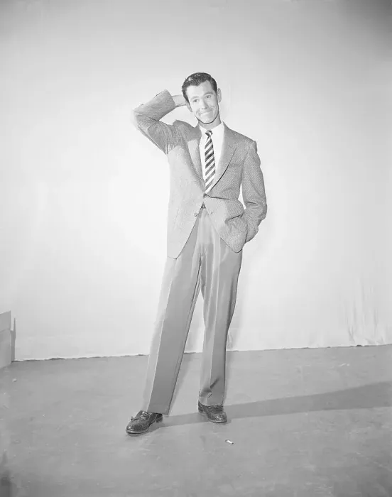 Framed Print : Johnny Carson, 1955; Full Length Framed Print : Johnny Carson, 1955; Full Length