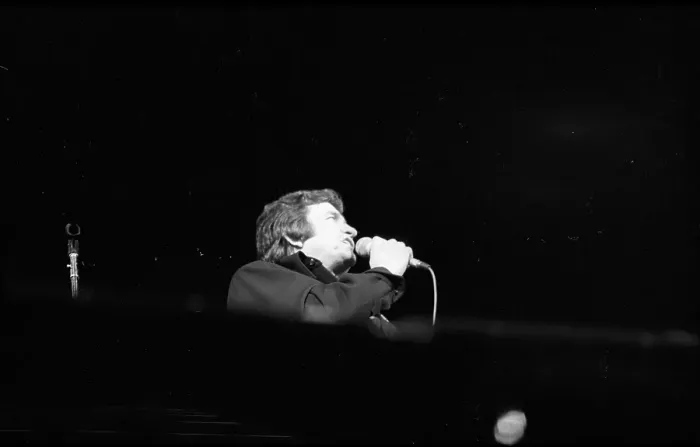 Framed Print : Johnny Cash In Anaheim