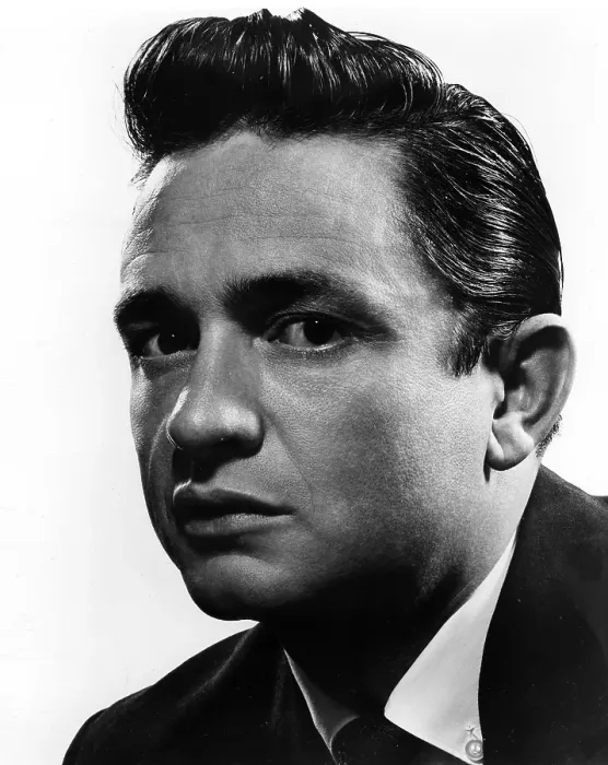 Framed Print : Johnny Cash Columbia Records Headshot