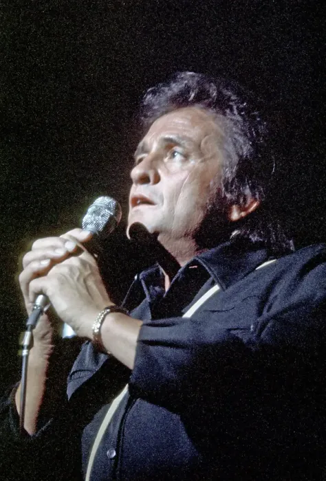 Framed Print : Johnny Cash Performing Framed Print : Johnny Cash Performing