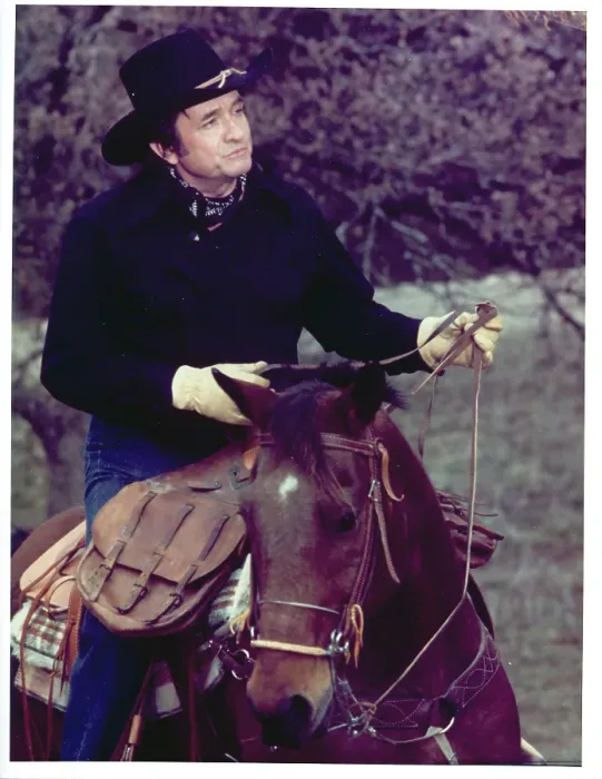 Framed Print : Johnny Cash Rides A Horse Framed Print : Johnny Cash Rides A Horse