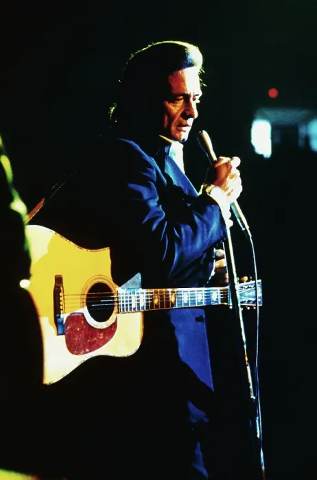 Framed Print : Johnny Cash Singing Framed Print : Johnny Cash Singing