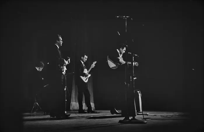 Framed Print : Johnny Cash & The Tennessee Three Framed Print : Johnny Cash & The Tennessee Three