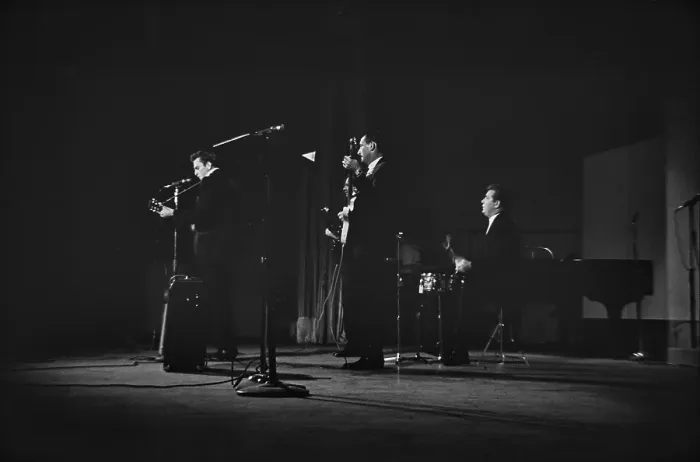 Framed Print : Johnny Cash & The Tennessee Three Framed Print : Johnny Cash & The Tennessee Three
