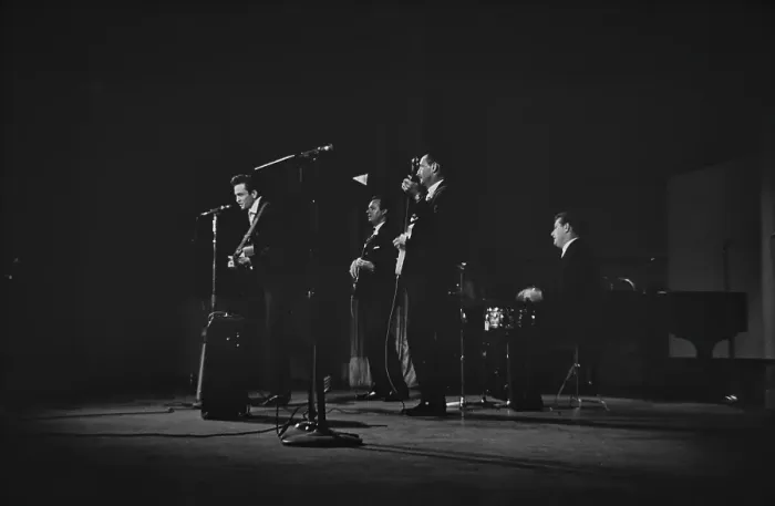 Framed Print : Johnny Cash & The Tennessee Three Framed Print : Johnny Cash & The Tennessee Three