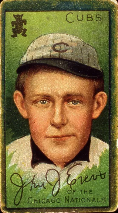 Framed Print : Johnny Evers Baseball Card Framed Print : Johnny Evers Baseball Card