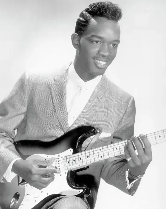 Framed Print : Johnny Guitar Watson Portrait