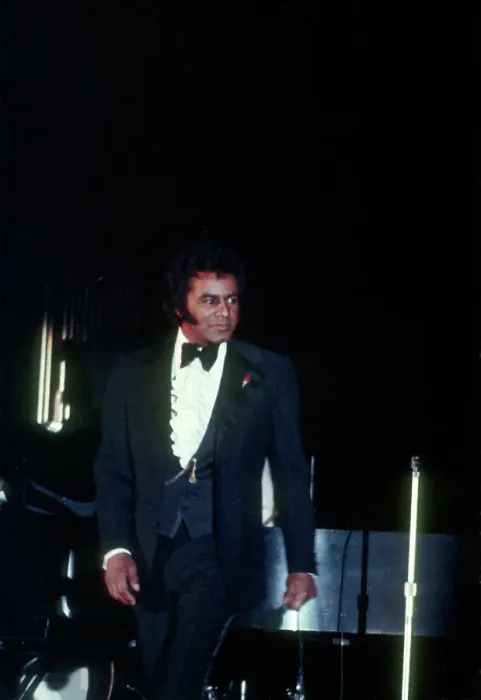 Framed Print : Johnny Mathis Live Framed Print : Johnny Mathis Live