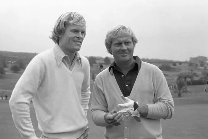 Framed Print : Johnny Miller and Jack Nicklaus Framed Print : Johnny Miller and Jack Nicklaus