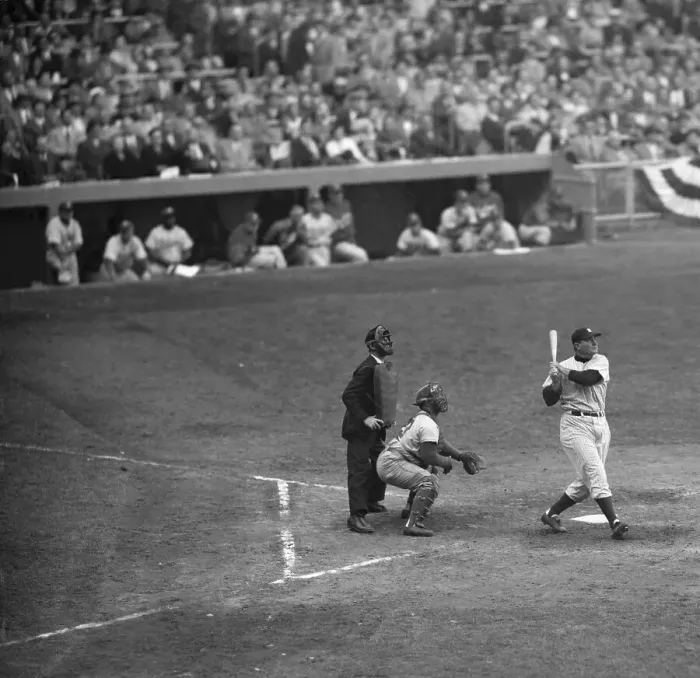 Framed Print : Johnny Mize After Hitting