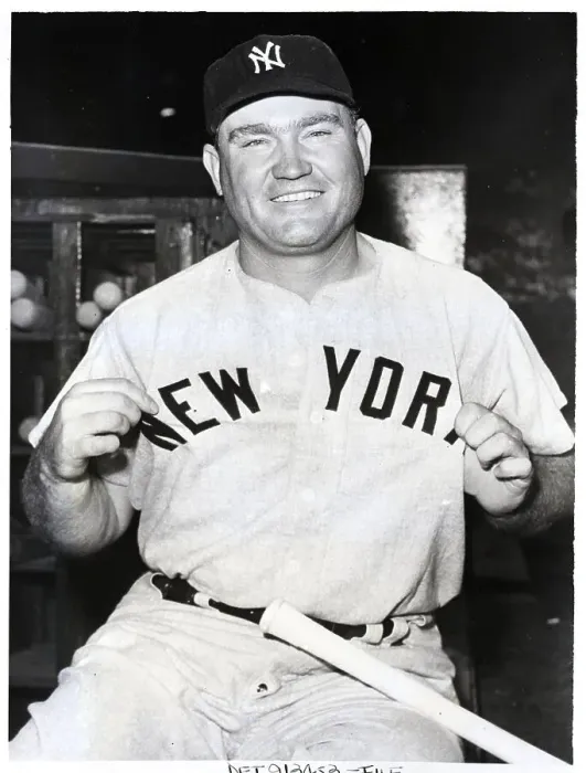 Framed Print : Johnny Mize Holds, Stresses New York / Shir Framed Print : Johnny Mize Holds, Stresses New York / Shir