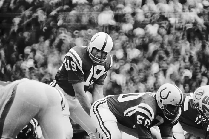 Framed Print : Johnny Unitas Last Game as a Colt Framed Print : Johnny Unitas Last Game as a Colt