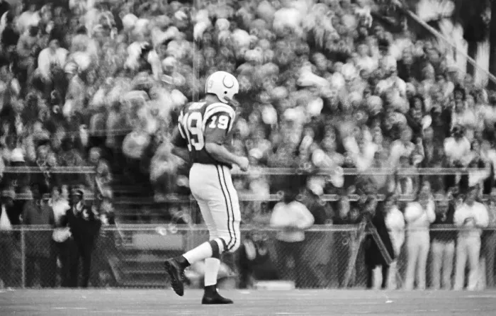 Framed Print : Johnny Unitas Last Game as a Colt Framed Print : Johnny Unitas Last Game as a Colt