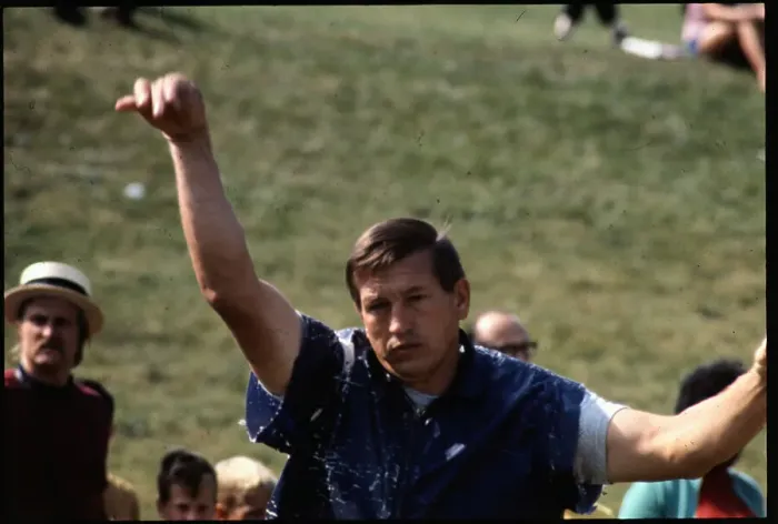 Framed Print : Johnny Unitas at Training Session Framed Print : Johnny Unitas at Training Session