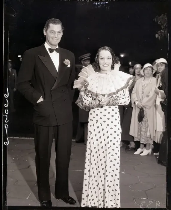 Framed Print : Johnny Weismuller and Lupe Velez at Play Premiere