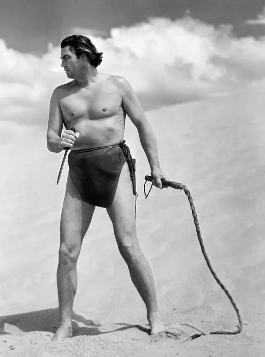 Framed Print : Johnny Weismuller As Tarzan Holding Whip Framed Print : Johnny Weismuller As Tarzan Holding Whip