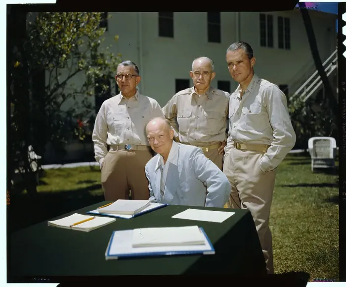 Framed Print : Joint Chiefs of Staff Meeting on Lawn Framed Print : Joint Chiefs of Staff Meeting on Lawn