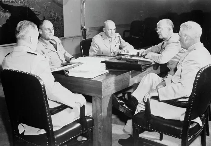 Framed Print : Joint Chiefs of Staff in Session Framed Print : Joint Chiefs of Staff in Session