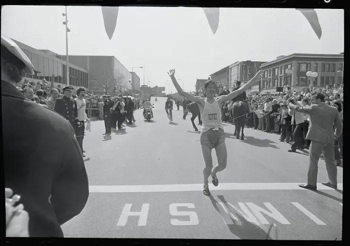 Framed Print : Jon Anderson Crossing Finish Line Framed Print : Jon Anderson Crossing Finish Line