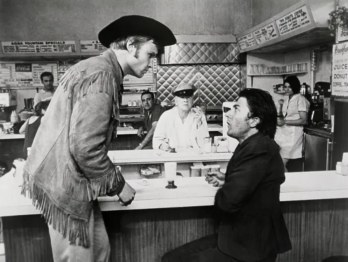 Framed Print : Jon Voight And Dustin Hoffman Framed Print : Jon Voight And Dustin Hoffman