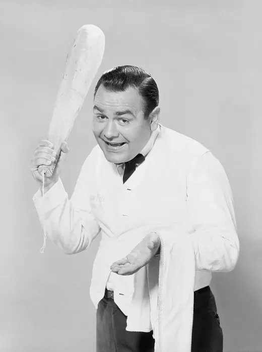 Framed Print : Jonathan Winters as a Waiter Framed Print : Jonathan Winters as a Waiter