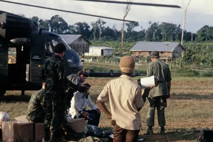 Framed Print : Jonestown Suicide Aftermath