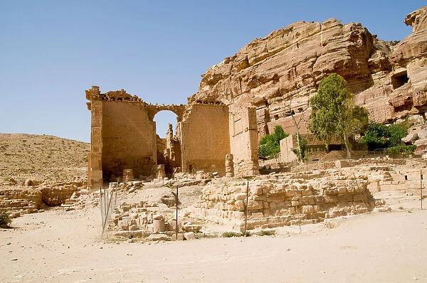 Jordan, Petra, Qasr al-Bint Temple