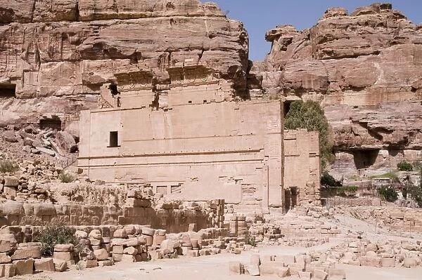 Jordan, Petra, Qasr al-Bint Temple