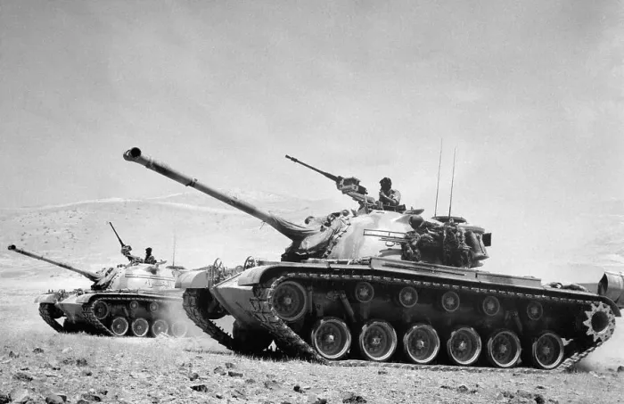 Framed Print : Jordanian Tanks on the Israeli Border Framed Print : Jordanian Tanks on the Israeli Border