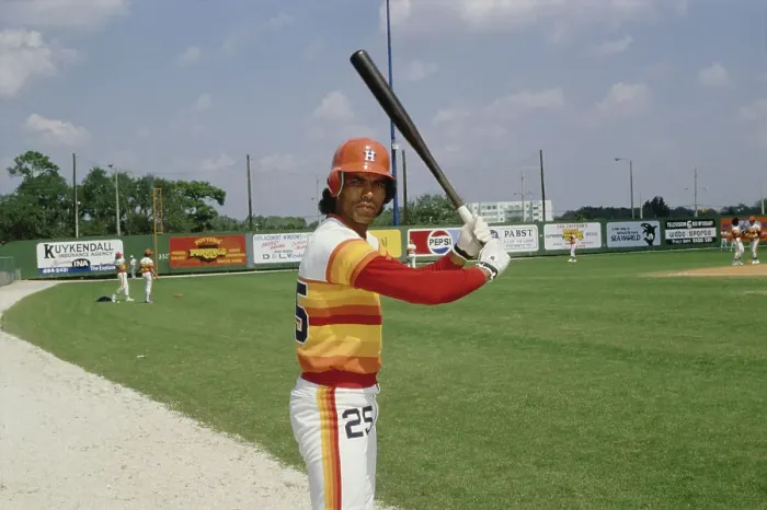 Framed Print : Jose Cruz. Puerto Rican baseball outfielder Jose Cruz of the Houston Astros