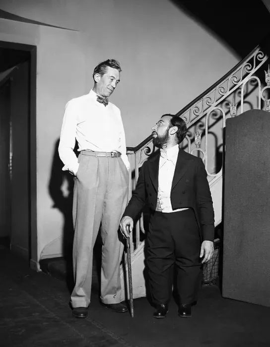 Framed Print : Jose Ferrer Talks With John Huston Framed Print : Jose Ferrer Talks With John Huston