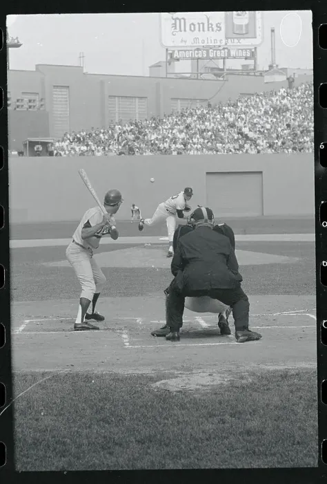 Framed Print : Jose Santiago Pitching to Zoilo Versalles Framed Print : Jose Santiago Pitching to Zoilo Versalles
