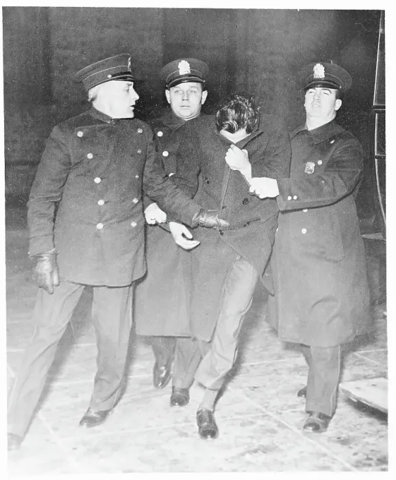 Framed Print : Joseph Barrett Being Arrested