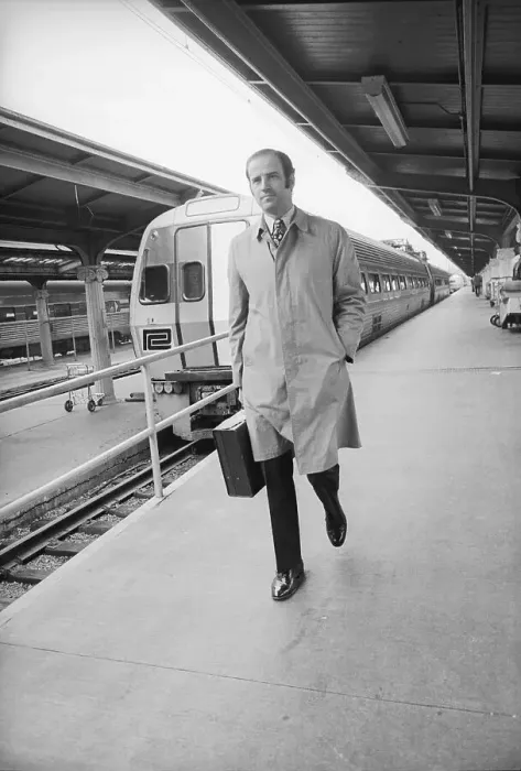 Framed Print : Joseph Biden Commuting Home Framed Print : Joseph Biden Commuting Home