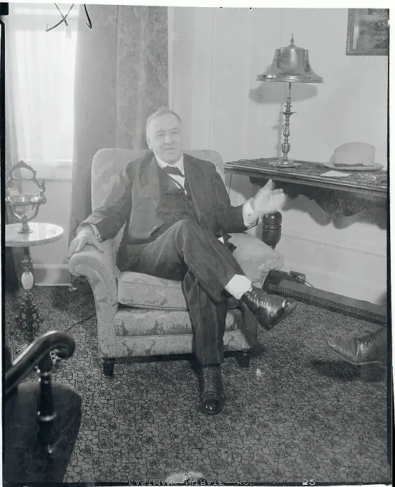 Framed Print : Joseph Daniels in Easy Chair Framed Print : Joseph Daniels in Easy Chair