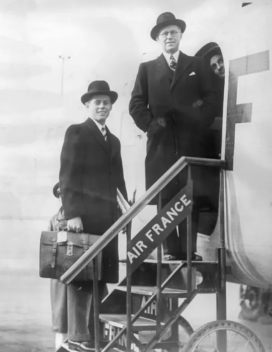 Framed Print : Joseph and John F. Kennedy Boarding Plane Framed Print : Joseph and John F. Kennedy Boarding Plane