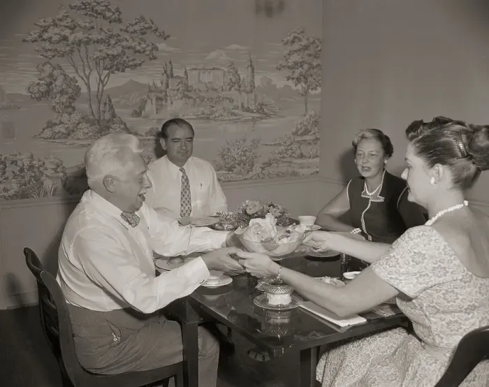 Framed Print : Joseph McCarthy Dining with Friends Framed Print : Joseph McCarthy Dining with Friends