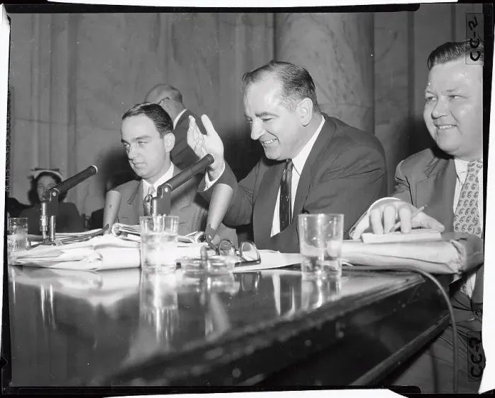 Framed Print : Joseph McCarthy Gesturing with Hand While Speaking Framed Print : Joseph McCarthy Gesturing with Hand While Speaking