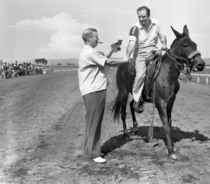 Framed Print : Joseph McCarthy on a Mule Framed Print : Joseph McCarthy on a Mule