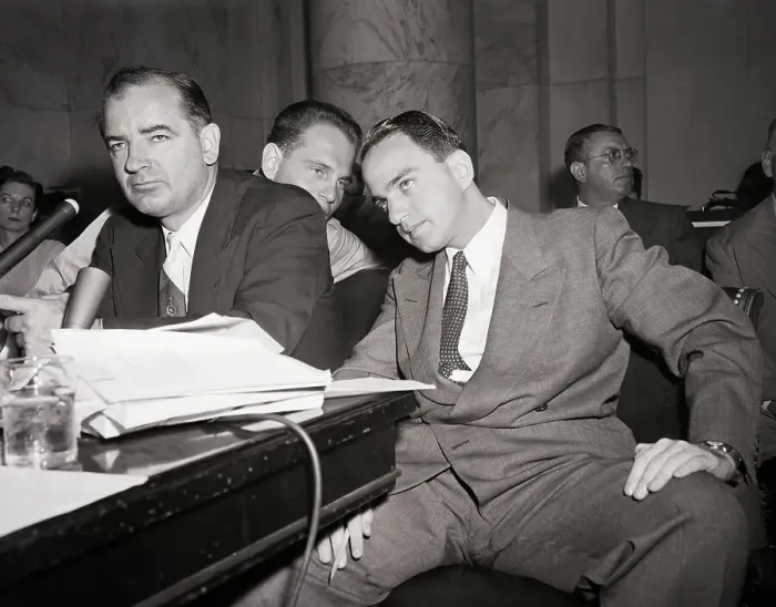 Framed Print : Joseph McCarthy and Roy Cohn, 1954