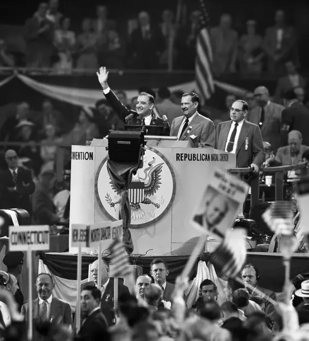 Framed Print : Joseph Mccarthy Waves From Podium Framed Print : Joseph Mccarthy Waves From Podium
