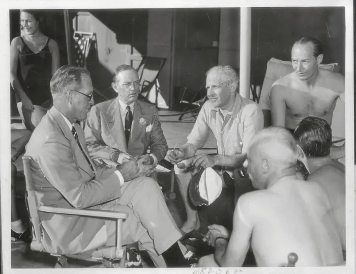 Framed Print : Joseph P. Kennedy with Others Framed Print : Joseph P. Kennedy with Others