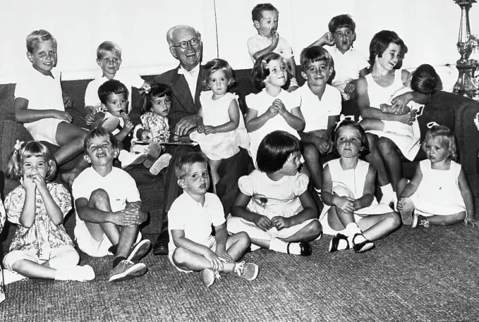 Framed Print : Joseph P. Kennedy with Grandchildren Framed Print : Joseph P. Kennedy with Grandchildren