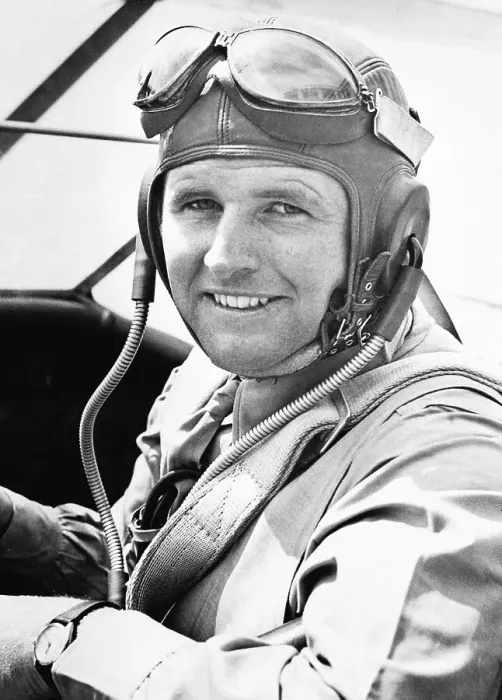 Framed Print : Joseph P. Kennedy in Plane Cockpit Framed Print : Joseph P. Kennedy in Plane Cockpit