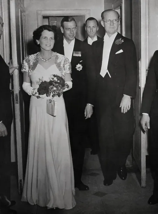 Framed Print : Joseph P Kennedy and His Wife with Duke of Kent Framed Print : Joseph P Kennedy and His Wife with Duke of Kent