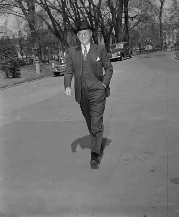 Framed Print : Joseph Patrick Kennedy Walking Near White House Framed Print : Joseph Patrick Kennedy Walking Near White House